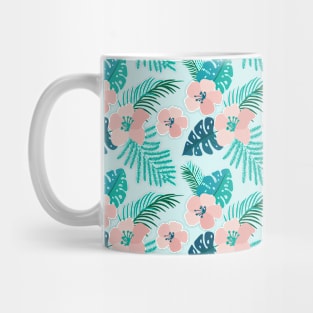 Beautiful Island Floral Peach Hibiscus Mug